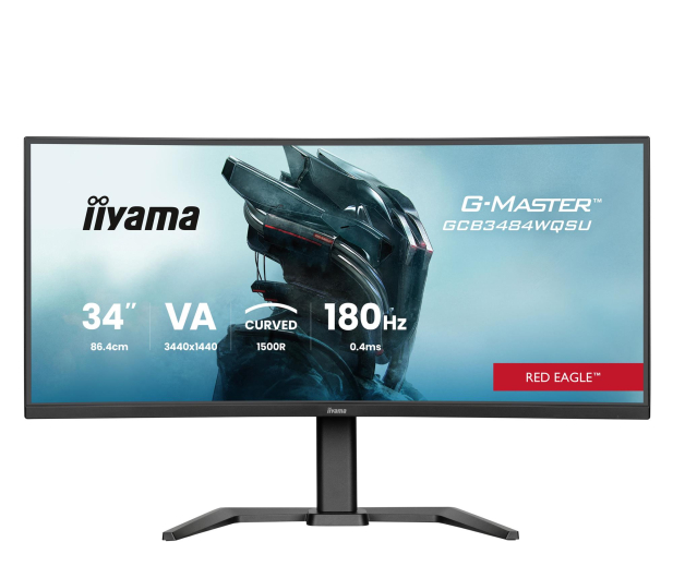 IIYAMA G-Master GCB3484WQSU-B1 Red Eagle Curved - 1329677 - zdjęcie 2